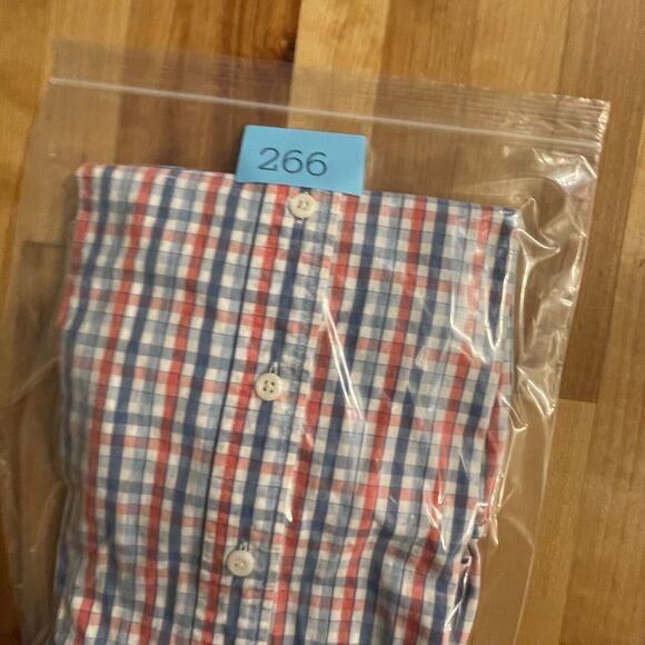 Johnnie-O Hangin Out Shirt Lightweight‎ Multicolor Plaid Button Up Long Sleeve M - Picture 8 of 8